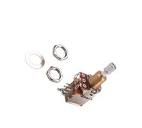 kesurpae Control Switch Potentiometer Electric Guitar Volume Tone Parts Push Pull User Friendly Options To Performance Guitar Potentiometer Split Shaft Pots Audio Tone, Silver B500K, 50x24x17mm
