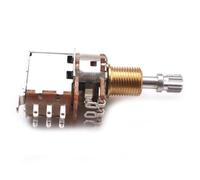 kesurpae Control Switch Potentiometer Electric Guitar Volume Tone Parts Push Pull User Friendly Options To Performance Guitar Potentiometer Split Shaft Pots Audio Tone, Silver A500K, 50x24x17mm