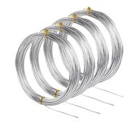 kesurpae Craft Game With Jewelry Making Wire Metal Craft Wire Cord String Flexible Bendable Aluminum For Artistic Armature 1mm For Sculpture DIY Arts