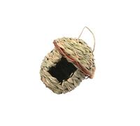 kesurpae Creative Hummingbird Houses Makes Outdoor Spaces More Inviting By Supporting Local Bird Population High Temperature Grass Hanging Bird Hut Outdoor Home Decoration