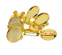 kesurpae Customizable Badge Button Supplies Durable Pin-Back Button Parts Craft Making Solutions Suitable For Any Creative Endeavor Badge Making Supplies Craft Pin Back