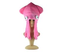 kesurpae Cute Easy To Clean And Versatile Octopuses Costume Kids For Child S Birthday Bash Jellyfish Hats Plush Funny Toys Squid Hat Soft, pink