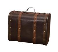 kesurpae Decorative Wooden Vintage Suitcase Stunning Antique Chest Vintage Style For Home Décor Adds Charming Nostalgic Style For Home Decoration Nostalgic