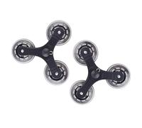 kesurpae Dependable Trolley Casters Triangle Wheels Feature Unique Structure For Enhanced Stability And Versatile Usage Triangle Stair Climbing Wheels Trolley Casters
