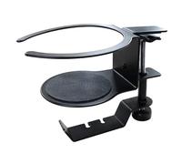 kesurpae Desktop Headphone Spill-Proof Under Headphone Easy The is and Durable, Suitable for Table Accessories, Kitchen, Black