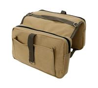 kesurpae Dogs Pack With Side Pockets Adjustable Straps Breathable Large Capacity Outdoor Hiking Trips Proper Size For Carrying Foods Camping Saddle Bag Functional Saddlebag