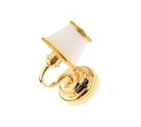 kesurpae Dollhouse Miniature Model Light Retro Lamp Decoration Accessory Pretend Toy DIY Enthusiasts Creative Life Scene Props 1:12 Dollhouse DIY Ornaments Metal Wall Lights