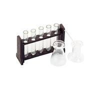 kesurpae Dollhouse Miniature Test Tubes Provide Visual Stimulus Helping Young Minds Science In Fun Manner 1:12 Dolls House Furniture Decoration Accessory