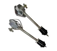 kesurpae Drum Fitting Brackets Replacement Accessories For Floor Tom Legs Durably Made Zinc Alloy Metal Drum Set Leg Is Also Very Convenient To Install And Replace, short