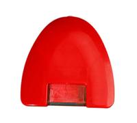 kesurpae Durable Tailors Chalk Colorful Fabric Markings Triangle Holder For Tailoring And Projects Easy To Store Fabric Markers For Clothes Canvas Bags Quilting, Red, 6x6.1cm