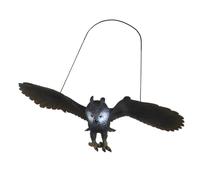 kesurpae Eagle Toy Figure With Fine Workmanship Designed To Attract Children Promoting Learning And Serving As Decorative Eagle Sculpture Simulated Model Animal Bird Toy Scene Prop, black, S