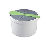 kesurpae Easy To Rice Cooker Effortlessly Cook Rice Every Time PP Microwave Rice Cooker And Grain Cooker PP Rice Cooking Set, green