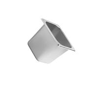 kesurpae Efficient Heat Conductivity Deep Anti Breading Tray Catering Food Pan Must Have For Food Service Events Deep Steam Table Pan 1/6 Size Buffet Party Supply, Silver, L