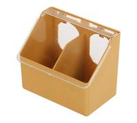 kesurpae Efficient Two Hole Hanging Cage Box Automatic Feeder Suitable For Various Bird Species Stands Out Making Convenient For Adding Feed And Cleaning Up Afterwards.