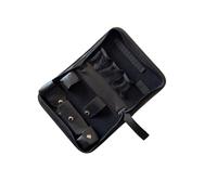 kesurpae Effortless Storage Golf Ball Pouch Golf Organizer PU Leather Zipper Closure For Organizing All Golfing Needs Stuff With Handle Strap Portable Lightweight