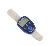 kesurpae Electronic Swimming Pool Ring Counter For Efficient Finger Counting ABS LCD With Time Electronic Digital Counting Timer, Dark blue