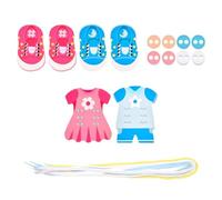 kesurpae Engaging Shoelaces Tying Learning Tool Enhancing Childrens Fine Motor Skills Through Fun Game Toy Experiences Buttoning Game Shoelaces Threading Teaching Toys