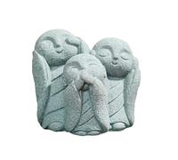 kesurpae Exquisite Workmanship Buddha Statue Aquarium Decor Resin Small Figurine Ornament Small Buddha Figurine Is Made Of Resin For Office Aquarium Ockery Decor Decorations Statue, Type A