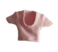 kesurpae Fashionable 1/12 Scale Action Figures Doll Clothing Made for Collectors Durability and Fit Action Doll Clothes Can Be Easily Put On and Taken Off Figure Fit, Pink, Length:3cm