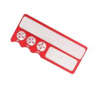 kesurpae File Scrub Repair Tool Snooker Accessory Efficient Cue Maintenance Tool Stylish Appearance Portable Lightweight Snooker Tip Repair Accessory Cue Tip Sander, Red Metal, 122x53mm