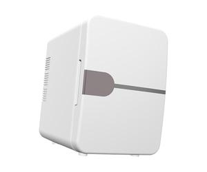 kesurpae Flat Fridge Convenient Storage Skincare Beauty Items On Go Compact Portable Refrigerator Solution Mini Fridge Is Made Of PP Mini 4L Beauty Makeup Skincare, White