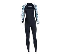 kesurpae Full Body Wetsuit For Women Versatile With Quick Drying And Breathability Snorkeling Underwater Adventures Full Body Wetsuit For Women Dive Skins Swimsuit, Black, S
