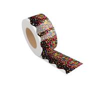 kesurpae Functional Bulletin Board Border Rolled Trim Border Decorate Bright Color Patterns Attracting Students And Decor Patterns Decor Cute Bulletin Board Stylish