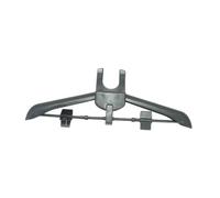 kesurpae Garment Steamers Clothes Rack Easy To Steam Ironing Bracket Convenient Ironing Solution For Busy Lifestyles Clothing Cloths Rack Machine Accessories, Black, Length 46.5cm