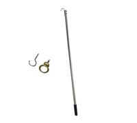 kesurpae High Performance Attic Pull System Kit Stainless Steel Components Efficient Easy Access Storage Setup Cord Ropes Extension Pole Storage Hook Replaces Professional Attic