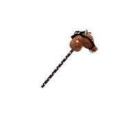 kesurpae Hobby Horse Plush Stick Interactive Toy Balance Skills Development Toy For Kids Birthday Gift Children On Birthday Plush Hobby Horse , dark brown black , 70x20cm