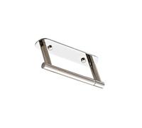 kesurpae Innovative Toilet Paper Holder Tissue Roll Dispenser Offers Simple Upgrade Solution For Modern Washroom Decor Tissue Roll Holder 304 Stainless Steel Hotel Home, Glossy Silver, 19.5x4x8.2cm