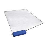 kesurpae Insulating Thermal Waterproof Foil Mat For Camping Hiking Travel Picnic Foam Sleeping Mats For Camping Aluminum Tent Mat, 2X2m