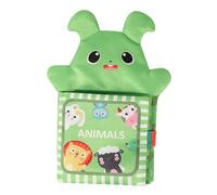 kesurpae Interactive Baby Animal Cloth Books Featuring Crinkle Books and Sensory Toy Newborn Developmental Play Baby Toy Gift for Newborn Interactive Activity Hand Puppet Fabric Crinkle Book