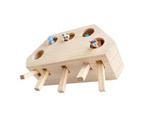 kesurpae Interactive Cat Toy Wood Set Offering Enjoyment For Felines Promoting Claw Sharpening And IQ Improvement Activities During Play Replacement Catch Hitting Hamster Training