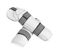 kesurpae Karate Elbow Protectors Movability And Comfort While Engaging In Taekwondo And Muay Thai Activities Taekwondo Arm Elbow Protectors Guards Breathable, White, S