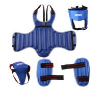 kesurpae Kickboxing Boxing Helmet Headgear PU Leather Lightweight And Breathable Sparring Shin Leg Guard Protector Chest Guard Sparring Protective Gear Groin Cup To Provide Complete Protecting