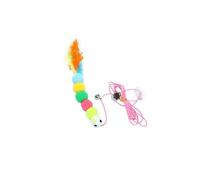 kesurpae Kitten Teaser Toys Indoor Cats Fun Engagement Playing Squiggly Worm Activity Time Cat Teaser Toys For Indoor Cats Excercise Playing Training Puppy Puzzle IQ Improving