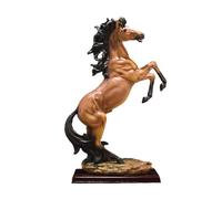 kesurpae Large Resin Horse Statue Unique Decorative Accent For Home And Office Incredible Handcrafted Sculpture For Luxurious Room Decor Desktop Ornament Office Desk Bookshelf Home Decor