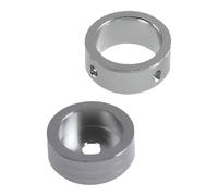 kesurpae Lifting Fitness Building Hardware Access Barbell Clamps Provide Support For Serious Powerlifting And Strength Training Workout Weightlifting Bar Weight Clips For Bars, Silver, A