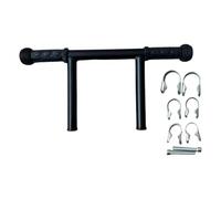 kesurpae Lightweight Stroller Handle Extender Compact and Durable Easy to Install Stroller Accessory Enabling Stress-Free Parenting Kid Crib Handle Extender Easy to Install, Black, 3 Clips