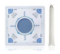 kesurpae Mahjong Mat With Rules Anti-Slip Rubber Foam Prevents Wear Or Curling Beautiful Print Flexible And Elastic Mahjong Mat For Table Made Of Textured Rubber Foam Backing, 2, 80 * 80cm