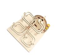 kesurpae Marble Models Educational Toys For Kids Mechanical Roller Coaster Model Building Kits 3D Puzzle Toy Fun Interactive Play Wood Desk Decor Science Educational Toys For Kids