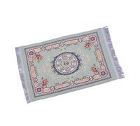 kesurpae Miniature Floor Mats Dollhouse Decor Essential 1/12 Dollhouse Landscape Decoration For Beautiful Mini Scene Settings Simulation Living Room Bedroom Life Scene Supply , Green , 17x10cm