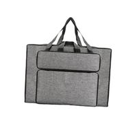 kesurpae Multiuse Waterproof Art Portfolio Case with Pockets for Storing Brushes Sketching Papers and Other Art Supplies for Artists Painting Sketch Pad Storage Case Supplies, Gray