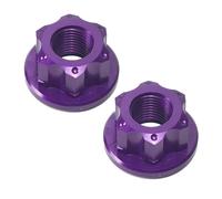 kesurpae Non Quick Release Mountain Bike Drum Hubs And Folding Bike Bicycle Component Replacement Parts Lightweight Rope M10 Nut Folding Wheel Axle Nut