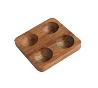 kesurpae Non-toxic Egg Storage Box Smooth Line And Round Edge Impact-resistant Non-deformable Wood Egg Storage Tray Egg Holder, type 3