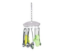 kesurpae Parrot Toy With Heavy-duty Hook Secure In Any Position Within Cage Stainless Steel Medium To Large Parrot Bite Pet Bird, type+2