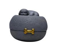 kesurpae Pet Ash Urn Storage Container Essential For Memorializing And Preserving Cherished Memories Of Animals Resin Memorial Pet Urn Animal Ash Funeral Supply, for Dog, 13x13x10cm