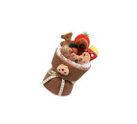 kesurpae Plush Doll Bouquet Cheerful Cute Doll Flower Bouquets Lively Home Environments for Creative Plush Toy Bouquet Home Decoration Party Cartoon Flower, Style A