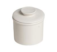 kesurpae Porcelain Butter Jar Versatile for Microwave and Dishwasher Safe Ceramics Ceramic Butter Holder Ceramic Butter Dish , White